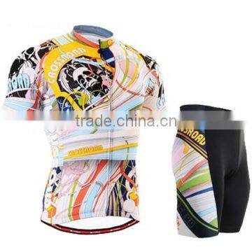 Latest design wholesale cycling clothing no minimum China cheap custom cycling jersey