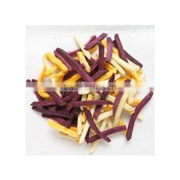 Low Temperture Vacuum Fried Mixed Sweet Potato Chips