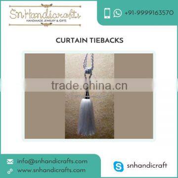 Top Made Handcrafted Design Curtain Tieback for Sale