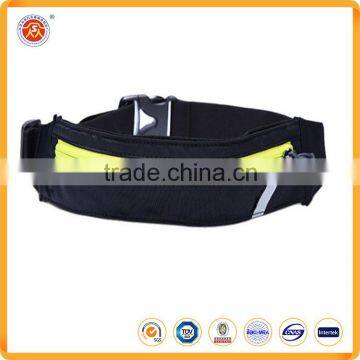 Black Colour Running Belt Waist Pack Running Adjustable Band Bag With Hiking , Walking , for Men and Women