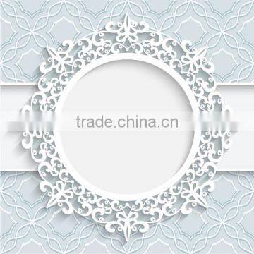 Paper Photo Frame With Cutout Paper Lace photo-3