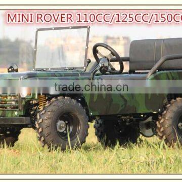 Hot sale 4 stroke mini jeep willys/mini rover with absorber and CE certification for adults