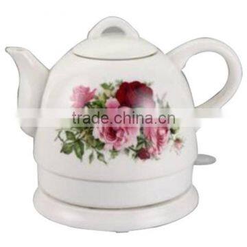 antique water kettle/mini ceramic electric portable tea kettle 0.8L