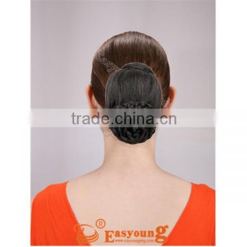 Synthetic braided hair dome, chignon hair pieces accessories for hair