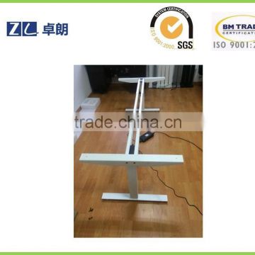 electric height adjust desk with two leg two motor