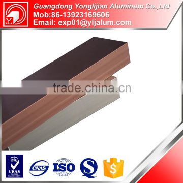 High quality extruded tubes rectangular aluminum profile best selling