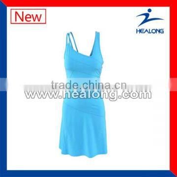 new design beautiful women one-piece tennis wear