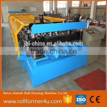 High Speed With ISO Standard Used Trapezoidal Roof Tile Glazed Type Cold Roll Forming Machine photo-4