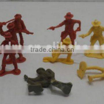 Custom Mini Plastic Cowboys and Indians Toys/OEM Mixed Children's Play Plastic Toys/Factory Made Plastic Kids Toys