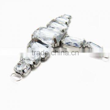Gold Fashion Crystal Rhinestone Shoe Accessories Shoe Chain For High Heels