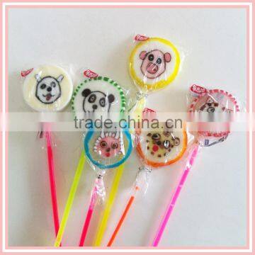 Fruit Flat Lollipop Cheap Sweet Handmade Candy photo-2