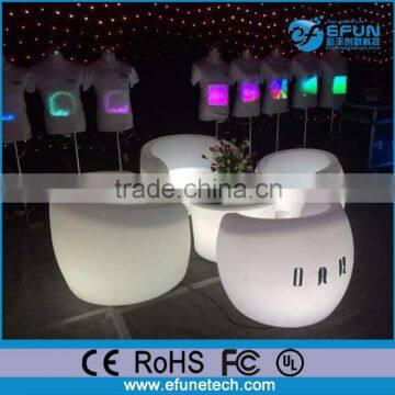 Color Changing Light up Sofa Chair Seats,illuminated Led Lounge Flower Chair photo-1