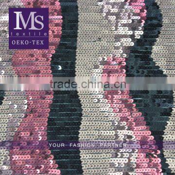 Wholesale pretty mesh fabric with glitter sequin for wedding dress