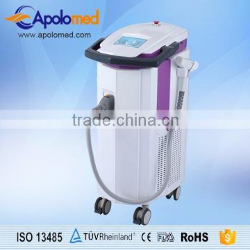 Apolomed E-light Ipl Rf Nd Yag Laser Vascular Treatment Multifunction Beauty Machine Elight Ipl Hair Removal Vascular Lesions Removal