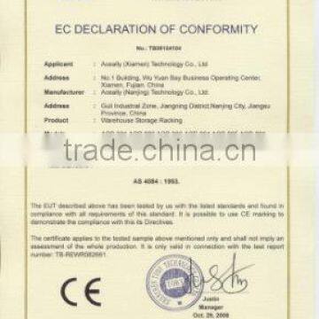 EC DECLARATION OF CONFORMITY