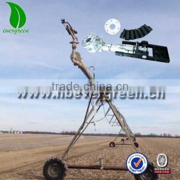 pivot irrigation end gun sprinkler with booster bump