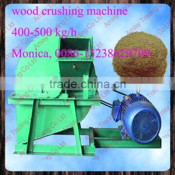 wood crushing machine with electric/diesel engine, 400-500kg/h, hot sell in Europe, Russia, etc