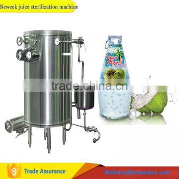 Neweek UHT coiled tube milk sterilizer coconut juice sterilization machine