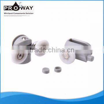 Shower Room Design Sliding Doors System Rollers Plastic Wheel with Bearing