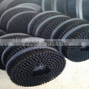 hard black abrasive nylon disc brush for cleaning/stone/metal polishing and grinding