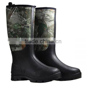 Mens Cheap Camo Neoprene Hunting Rain Boots