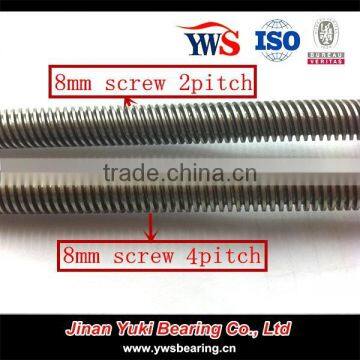 8mm 10mm Lead Screw With Trapezoidal Thread and Brass Nut photo-2