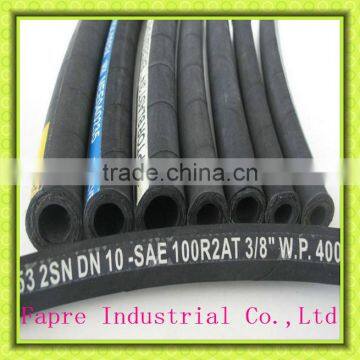 quality stainless steel wire braided hose reinforced hydraulic rubber hoses steel reinforced rubber hose