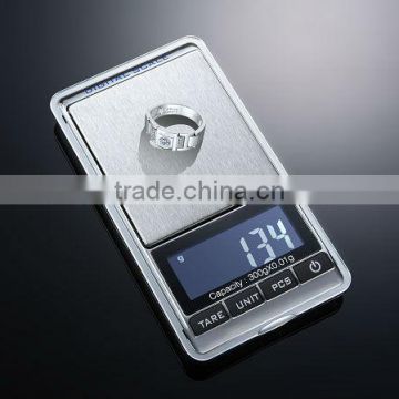 300g x 0.01g Mini Digital Jewelry Balance Pocket Scale