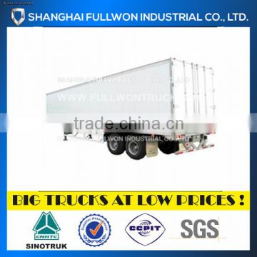 ALUMINUM SHEET DOUBLE AXLE DRY VAN CHEAP SEMI TRAILER