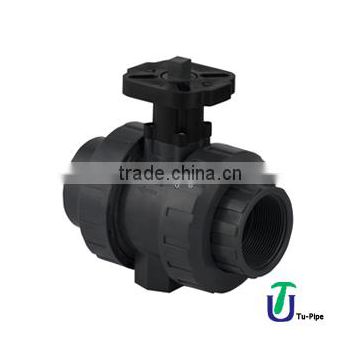 U-PVC Actuation Adaptor True Union Ball Valves (One Side Female Threaded)