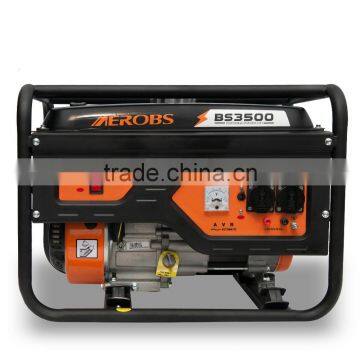 BSGE3500 Knife model Low RPM Electric OEM Sevices 220V Gasoline Used Generator with Good Quality and Inexpensive Price