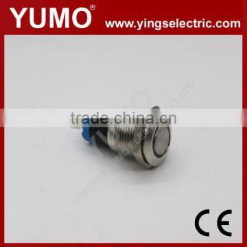 LA16JS 16mm Momentary/alternate Stanless Steel/brass Crust Material 3A/250VAC 5 Pin Metal Button Push Button Switch photo-2