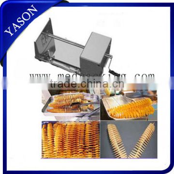 Manual Tornado Potato Chip Twist Cutter Spiral Potato Slicer Potato Cutting Machine with 2pcs Blades