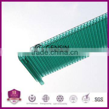 Honeycomb U-lock Polycaronate Hollow Sheet Solar Control Roofing System photo-5