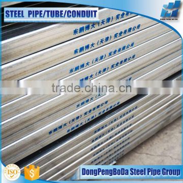 80*160*5.75 galvanized welded steel pipe for construction