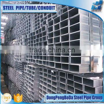 80*160*2.5 galvanized pipe factory with many production lines