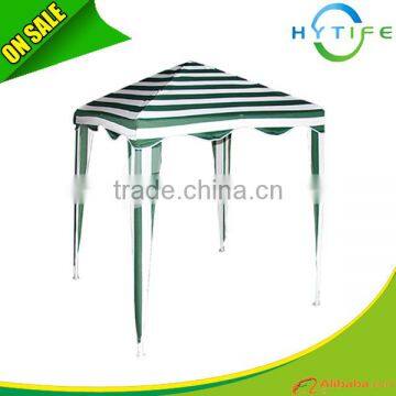 2X2M GREEN POLYESTER Round Metal Gazebo