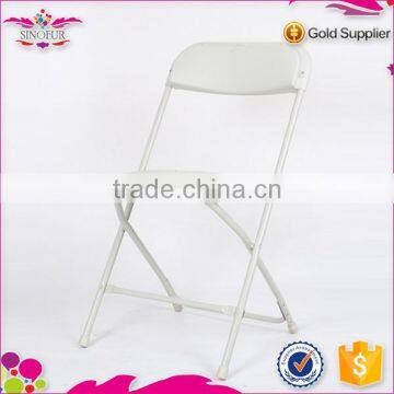 New Degsin Qingdao Sinofur Cheap Plastic Folding Chairs White on Promotion photo-2
