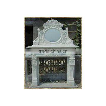Italian Style Marble Carving Fireplace photo-5