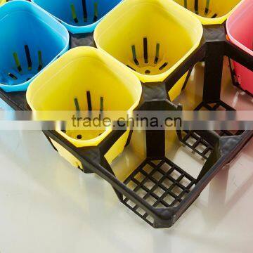 Plastic 24 Divided Plastic Material Hydroponic Seedling Trays