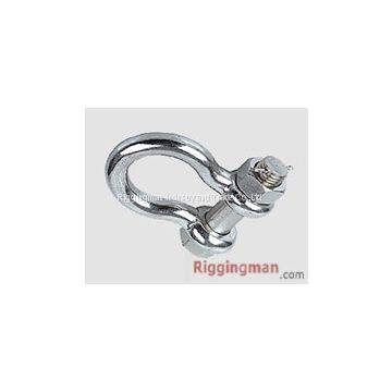 STAINLESS STEEL BOLT TYPE SAFETY ANCHOR SHACKLE U.S. TYPE ,a.i.s.i 304 or 316