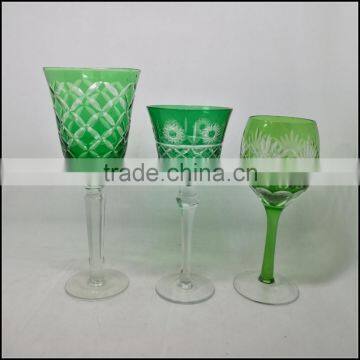 Hand Cut Scandinavian Style Wine Glass Champange Flute photo-2