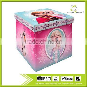 Disney Audited Factory Disney Foldable Storage Ottoman, Frozen photo-2