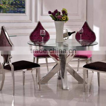 B371 Low Price Stainless Steel Luxury Dining Chair