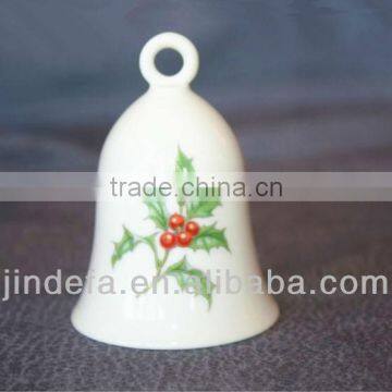 porcelain/ceramic bell for christmas