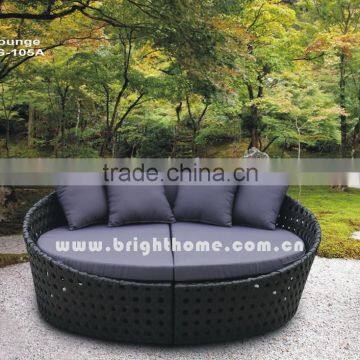 Artificial Sunbed BG-105A PE wicker outdoor products
