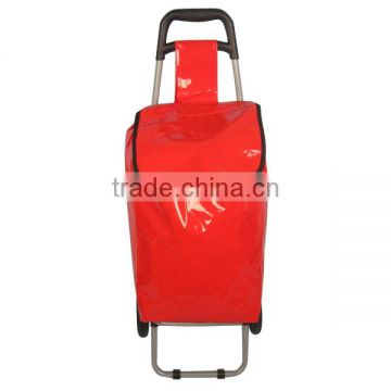 Fashion Faux Leather Shopping Trolley