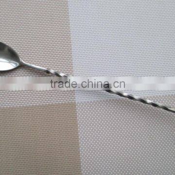 Winolaz stainless steel bar spoon cocktail spoon with twisted handle