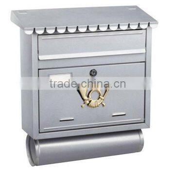 European style vintage cast iron mailbox