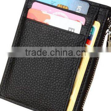 ODM Genuine Leather or PU leather credit card holders Business name card for men